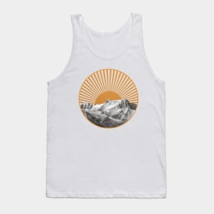 Vintage Mountain Retro Sun Tank Top